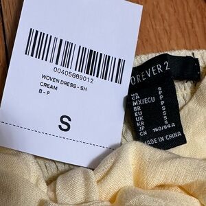Forever 21 yellow Woven Dress